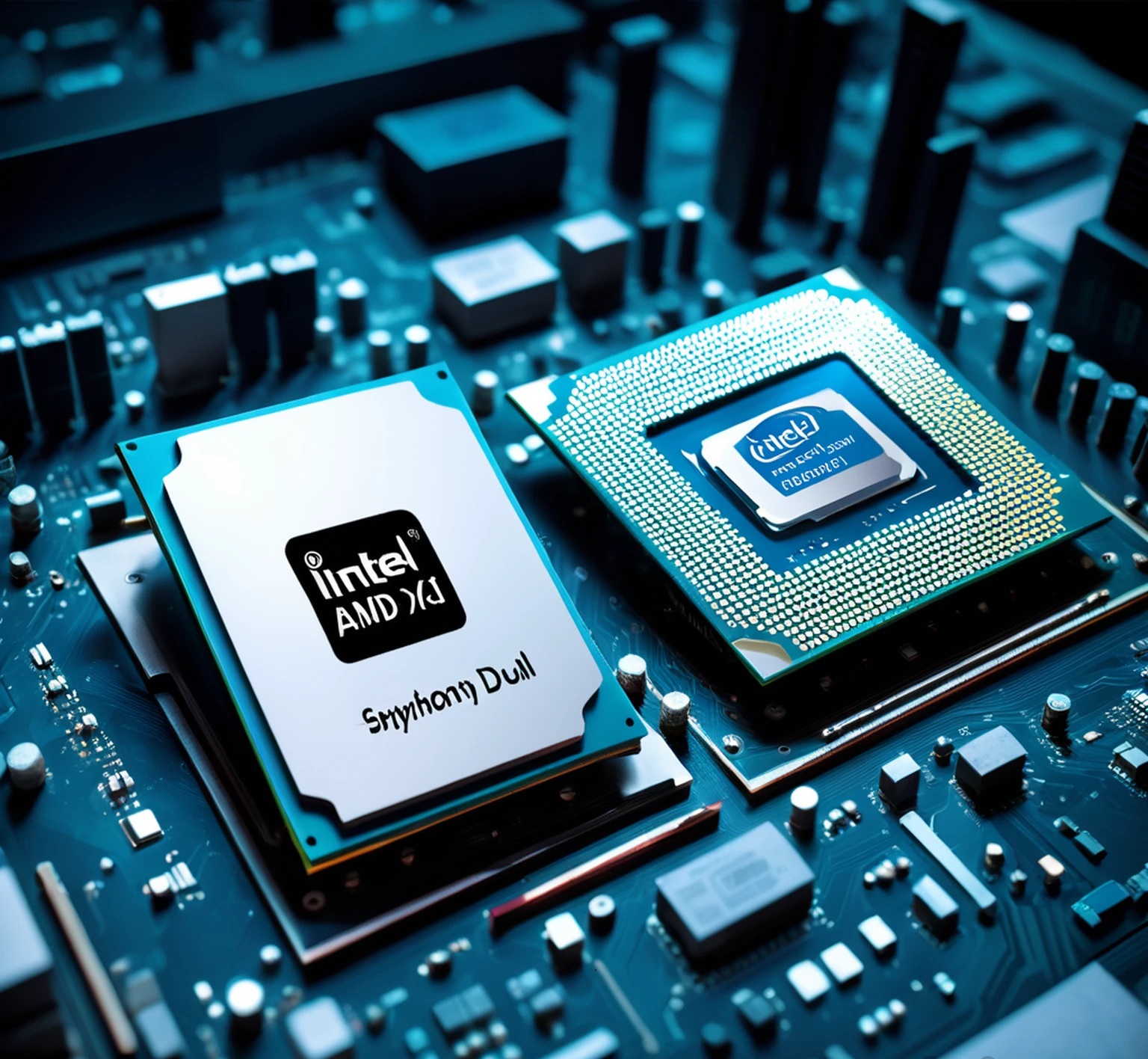 Read more about the article The Eternal Duel: Intel vs. AMD – A Symphony of Silicon